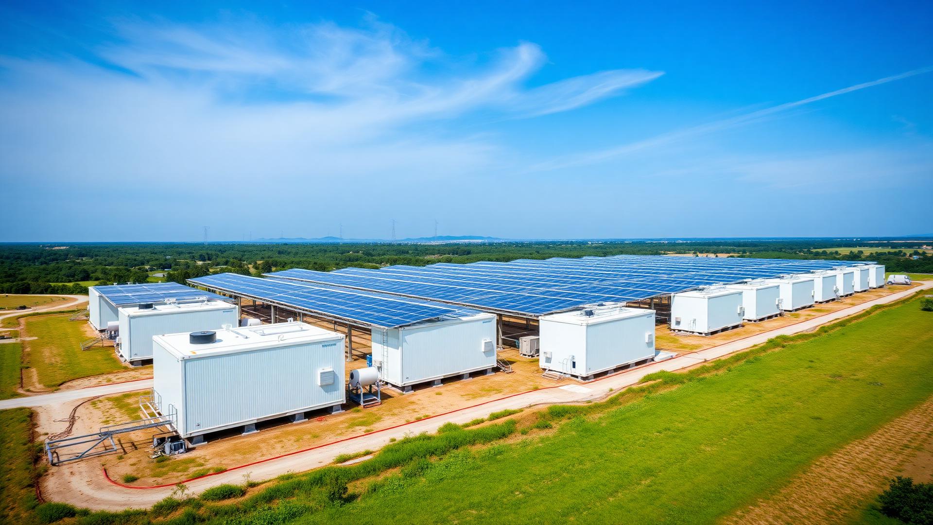 Batteriespeicher neben Solaranlage